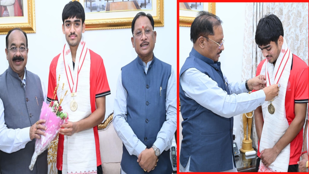 बिलासपुर के अवि मानिकपुरी ने रचा इतिहास, भारत को दिलाया अंडर-18 एशिया कप हॉकी का स्वर्ण पदक