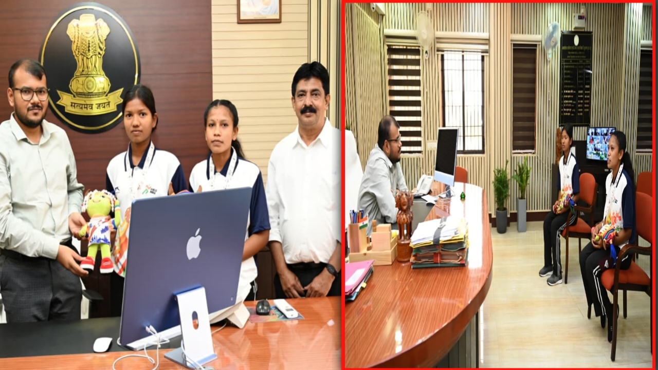 सुकमा की बेटियां शारदा और पूजा ने फुटबॉल में गोल्ड जीतकर, छत्तीसगढ़ का मान बढ़ाया।